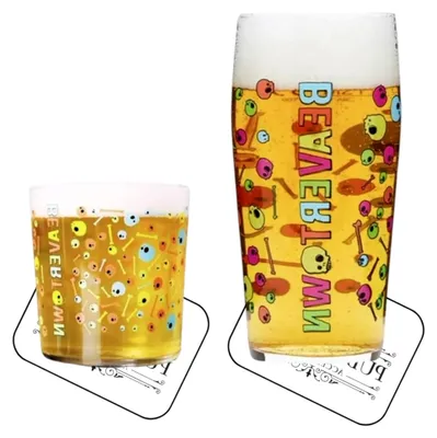 Produktbild von Beavertown Biergläser mit halber Füllmenge