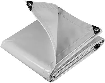 Obrázek produktu pro PVC plachta, vodotěsná, 500 g/m², světle šedá, rozměry 400 x 500 cm