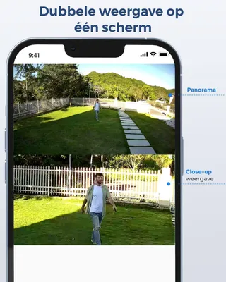Produktbild von Überwachungskamera – 4K Ultra HD PTZ-Außenkamera – 6-fach Hybrid-Zoom und Farb-Nachtsicht