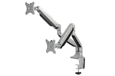 Produktbild von VALUE Držák pro 2x LCD, 5 kloubů, montáž na stůl (17.99.1147)
