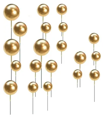 Produktbild von 20 Stück Tortendeko Kugeln Cake Mini-Ballons für Hochzeit Party Baby Dusche Geburtstag Torte Dekorieren