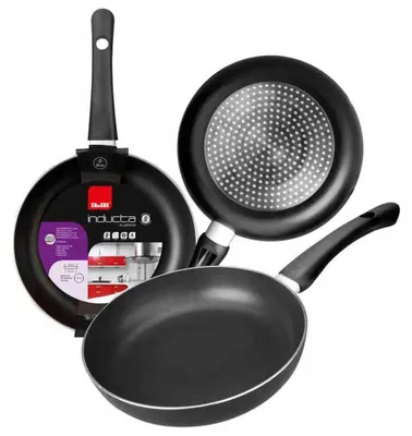 Produktbild von Ibili 410028 Frypan Inducta Bratpfanne, 28 cm max. Durchmesser, Aluminium, Induktionsherd-geeignet, Antihaftbeschichtung