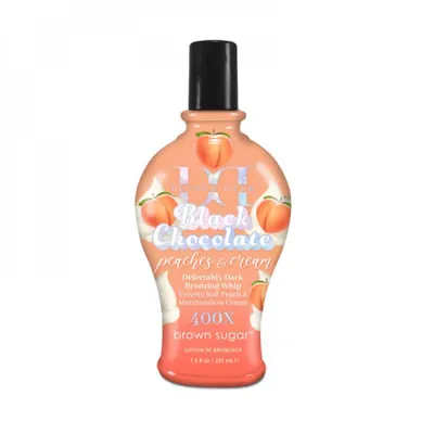 Produktbild von Brauner Zucker doppelt dunkelschwarze Schokoladenpfirsiche & Sahne 221ml