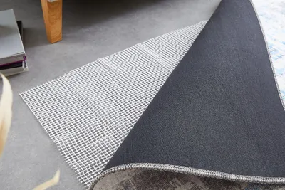 Antirutschmatte für Teppiche, 190 x 290 cm, Weiß, PVC-beschichtet