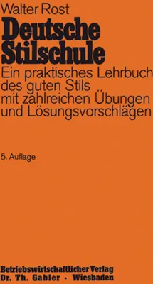 Produktbild von Deutsche Stilschule