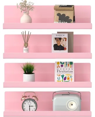 Produktbild von Schweberegale 2er Set Kunststoff Rosa 30x10x8 cm