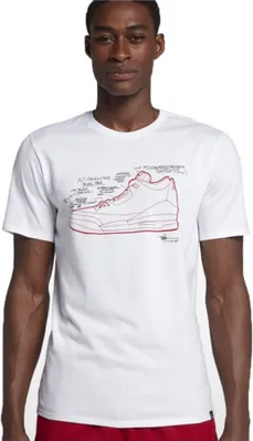 Image de Nike T-shirt AJ3 Tee 2, AO8937100, Pointure: 183