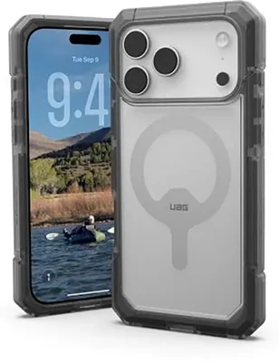 Produktbild von Urban Armor Gear 114522114G31, Cover, Apple, iPhone 17 Pro Max, 17,5 cm (6.9"), Asche, Transparent