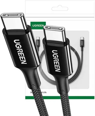 Produktbild von Ugreen US557 Ladekabel / Datenkabel USB-C / USB-C PD-Kabel 100 W 1 m – schwarz