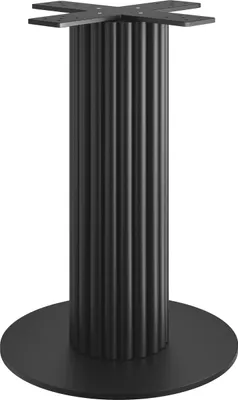 Produktbild von TORINO | Bistro Tischgestell | Höhe: 72 cm | Bodenplatte: Ø 50 cm | Säule: Ø 20 cm | Schwarz | Gastro Tischgestell, Rund