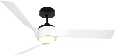 Obrázek produktu pro Energeticky úsporný stropní ventilátor s LED osvětlením a dálkovým ovládáním Eco Revolution night černý / bílý