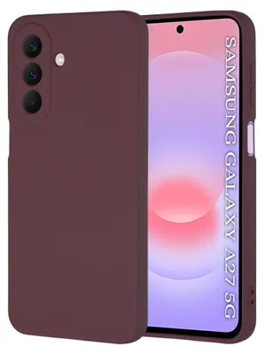 Produktbild von Techsuit - SoftFlex Silikonhülle für Samsung Galaxy A27 5G - pflaumenrot