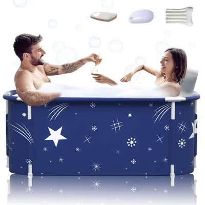Produktbild von Faltbadewanne für 2 Personen, Perfekt für Zuhause Spa