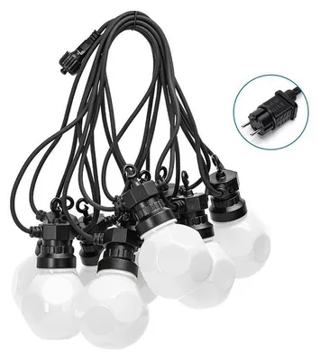 LED-Lichterkette 8 m, warmweiß, Niederspannung, für Dekoration