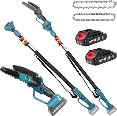 Immagine prodotto di Motosega elettrica, Asta telescopica, Sistema a doppia batteria, Con batteria 2X