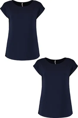 Produktbild von HaILYS Shirt 2er-Set Kurzarm mit Fledermausärmeln Größe: XS