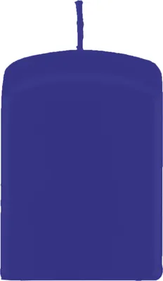 Produktbild von Quader Kerzen, Block Kerzen, quadratische Kerzen Royalblau 15 x Ø 7/7 cm, 4 Stück