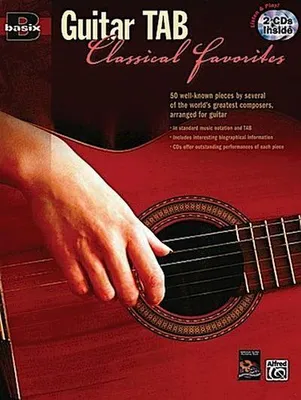 Immagine prodotto di Basix Guitar Tab: I Classici della Musica per Chitarra – Libro e 2 CD