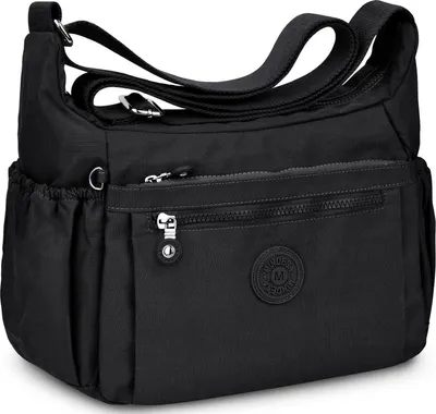 Produktbild von WACCET Umhängetasche Damen Nylon Groß Crossbody Bag Verstellbarer Schultergurt