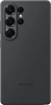 Image de Coque Silicone Galaxy S25 Ultra, Noir
