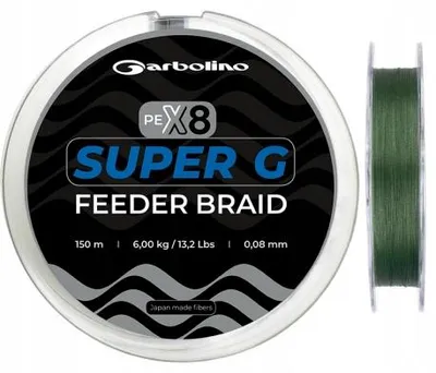 Produktbild von Garbolino Super G Feeder Braid Geflochtene Schnur 0,08mm