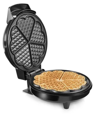 Productafbeelding van Tristar WF-1160, 5 wafels, Hartvormig, Zwart, Roestvrij staal, 20 cm, Kunststof, Roestvrij staal