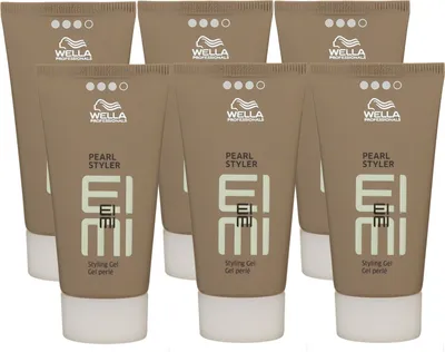 Produktbild von Wella Pearl Styler Gel 6 x 30 ml Haargel Styling Gel Set