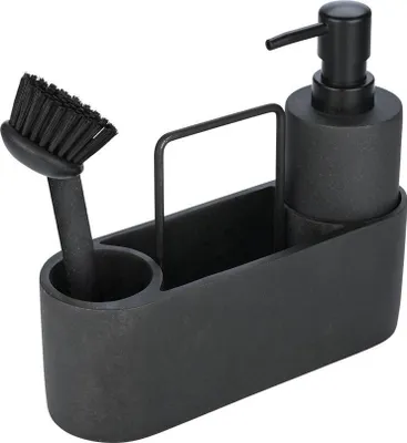 Obrázek produktu pro ESTIA | Dávkovač tekutin - 7,5 x 21 x 19 cm - Kuchyňský organizér se štětcem a stojanem