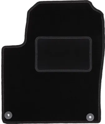 Image de Tapis de conducteur noir pour : Volkswagen Sharan I Monospace (1995-2010)