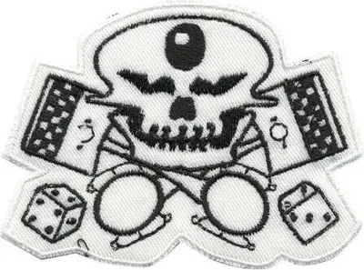 Produktbild von AUFNÄHER - Totenkopf - 06125 - Gr. ca. 10 x 8,5 cm - Patches Stick Applikation