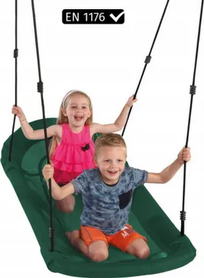 Immagine prodotto di Altalena a Nido d'uccello Grandoh KBT 170x70 cm Verde | Portata 150kg | Qualità Professionale