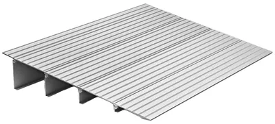 Produktbild von VEVOR Türschwellenrampe, 5 cm Erhöhung, 363 kg Tragfähigkeit, Türrampe für Rollstühle, Aluminium-Türschwellenrampe für Türöffnungen, verstellbare modulare Türschwellenrampe für Rollstühle, Scooter, Elektrorollstühle, 10 cm