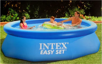 Produktbild von Intex 28142GN - Easy Pool Set inkl. Filterpumpe 396cm x 84cm