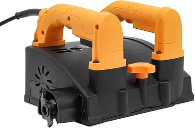Productafbeelding van Betonfrees elektrisch, 1200W, 1000-4000 t/min. Renovatiefrees, pleisterfrees, muurfrees. Hoogteverstelling van 1-4 mm, breedte 15 cm. Wandfreesmachine, rollenfrees