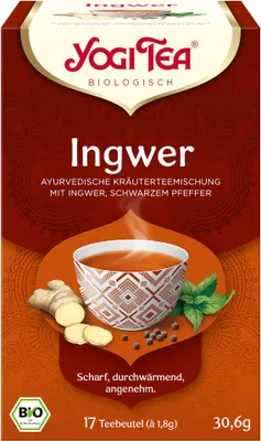 Produktbild von Yogi Tea  Ingwer Teemischung, 30,6 g
