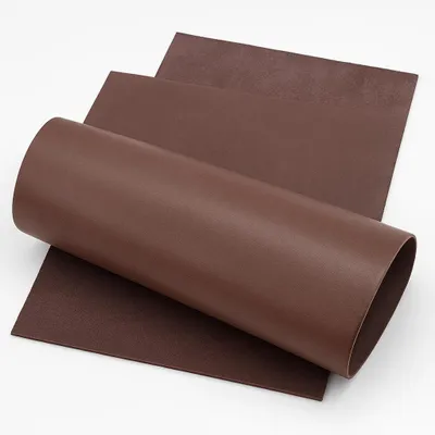 Produktbild von Nubuk Rinderleder and Rindsnappa 1,0–1,5 mm matt Braun – 50×100 / 60×40 / 30×20 cm