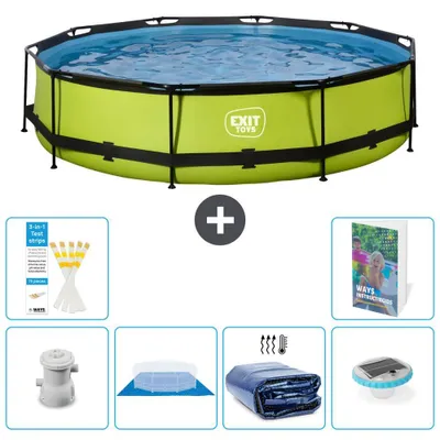 Imagen del producto de Conjunto de piscina para exteriores - 360x76 cm - 5 piezas - Modelo S272