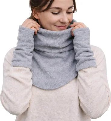 Produktbild von HOPPEDIZ Tragezubehör Fleece Schalkragen und Stulpen stone