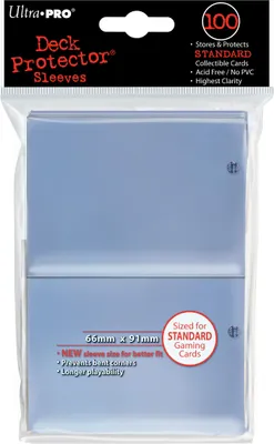 Zdjęcie produktu dla UP Deck Protector Sleeves Clear (100 szt.)