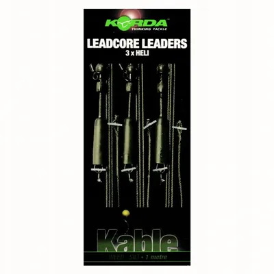 Obrázok produktu pre Korda Heli Leadcore Leaders, štrk