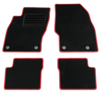 Produktbild von Fußmatten-Set für Opel Corsa E, 01/2015- (3trg. / 5trg.), 4-teilig, Schwarz