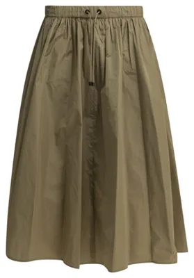 Obrázok produktu pre Max Mara, dámska sukňa, béžová, zhodnotenej zmesi hodviny – veľkosť 44