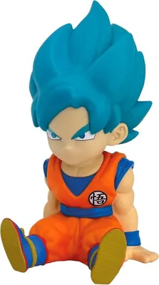Immagine prodotto di Salvadanaio Super Saiyan Blue Goku, 15 cm da collezione