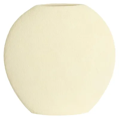 Image de Vase blanc en plastique chaleureux Light & Living Renda