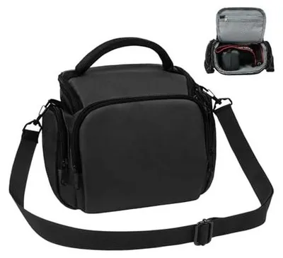 Produktbild von Ainiv Kameratasche, Spiegelreflex DSLR SLR Fototasche, Kamera Tasche zum Umhängen Kompatibel für Canon Nikon Sony SLR/DSLR Kamera Objektive und Zubehör Wasserdicht
