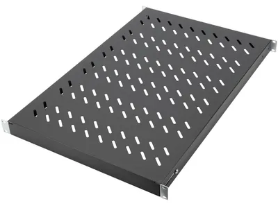 Produktbild von DIGITUS Fachboden mit variablen Befestigungsschienen zum Festeinbau in 483 mm (19")-Schränke