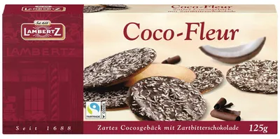 Image de Lambertz - Biscuits Coco-Fleur - 125g