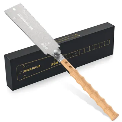 Produktbild von Japansäge Ryoba Handsäge - 233 mm - SK5 Stahl - 6-10/18 TPI - Doppelseitig