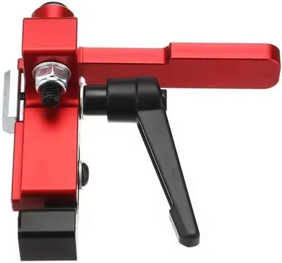 Immagine prodotto di Guida a T da 75 mm in acciaio inossidabile per guide a T nella lavorazione del legno, ideale per banchi da lavoro e progetti fai da te