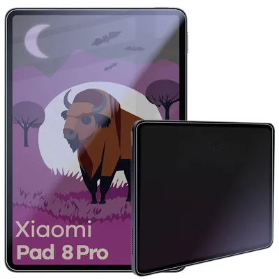 Produktbild von Hybridglas mit Privatschutzfilter für Xiaomi Pad 8 Pro, Bizon Tab Hybrid Shadow, Matt